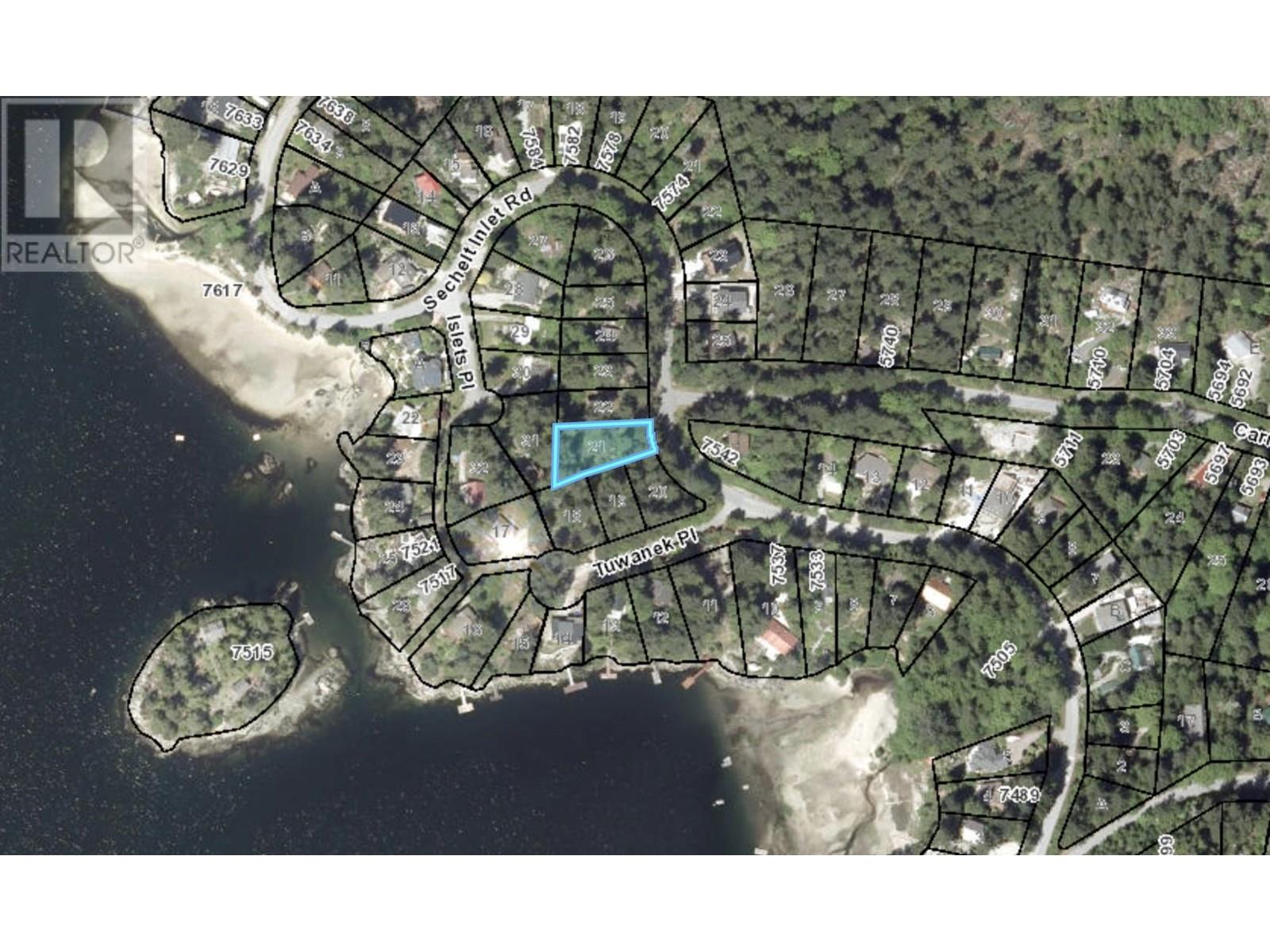 Lot 21 SECHELT INLET ROAD